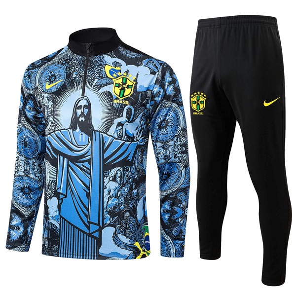 Sudadera De Training Brasil 2024-2025 Azul